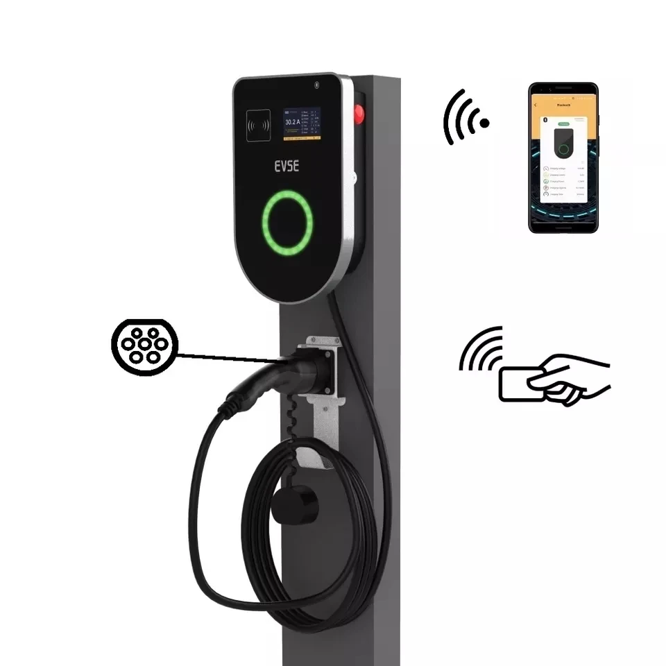 22Kw Wallbox Type 2 Ocpp Rfid - Ładowarka EV OCPP Typ 2 Kabel