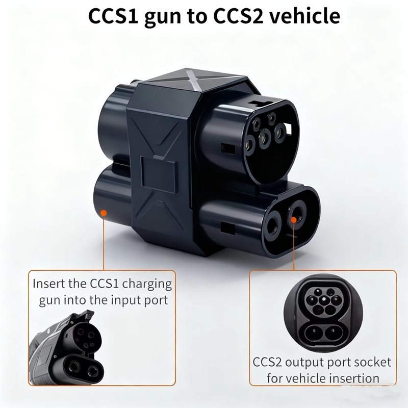 Adapter szybkiego ładowania CC – Ccs2 To Ccs1 Fast Charge Adapter 250Kw recenzja i cena