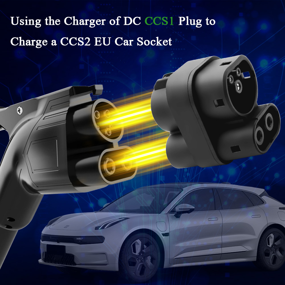 Adapter złącza CCS1 na CCS2 do – Ccs2 To Ccs1 Fast Charge Adapter 250Kw recenzja i cena