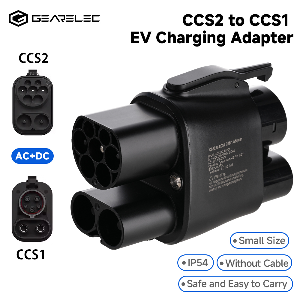 GEARELEC CCS2 do CCS1 Adapter  – Ccs2 To Ccs1 Fast Charge Adapter 250Kw recenzja i cena